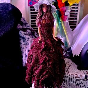 Barbie crochet dress